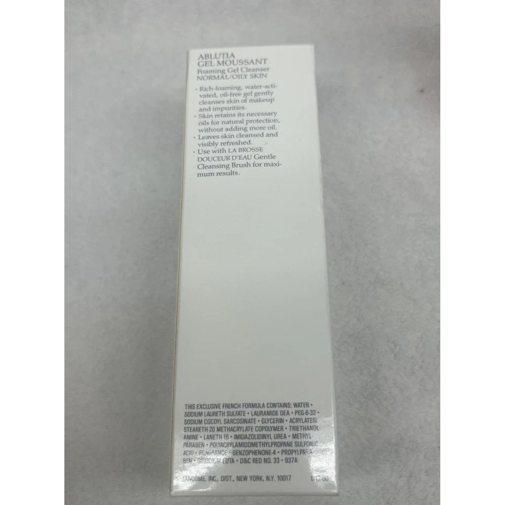 NEW Lancôme Ablutia Geo‎ Moussant Foaming Gel Cleanser, 6.8 Oz PUMP (READ)